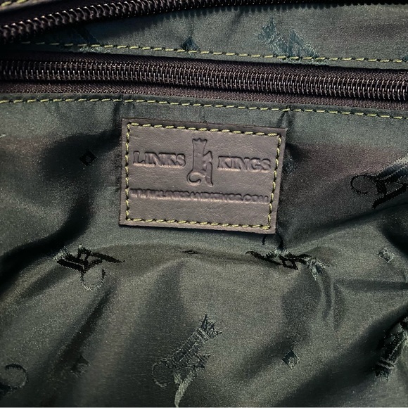 Links & Kings Canvas And Leather Duffle Bag 23”x13”x9” - Picture 10 of 10